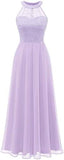 2025 's new women's sleeveless neck floral lace formal dress cocktail dress bridesmaid dress women