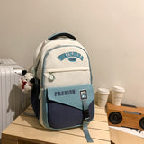 New Schoolbag Retro College Style High School Student Backpack Korean Ins Fashion College Student Couple Backpack