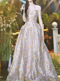 2025 In stock, Chen Yihan has the same  princess dress on the run, high-end bride engagement robe dress, fairy dress.