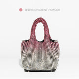 NAMCOVERSE New Cross-Border Hot Sale King Full Diamond Bag Diamond Bucket Bag Rhinestone Chain Bag Portable Messenger Bag