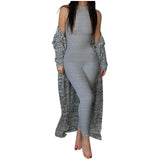 New European and American Leisure Suit  Summer New Women's Sleeveless Slim High Top Sports Jumpsuit