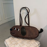 NAMCOVERSE 2025 Underarm work commuter bag women's large capacity popular new niche cartoon messenger bag women's versatile baguette bag