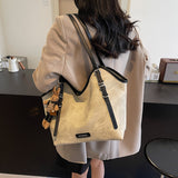 NAMCOVERSE 2025 Korean version of casual commuting large-capacity bag women's popular new fashionable versatile shoulder bag student class tote bag