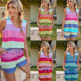 NAMCOVERSE The new product is sold in Popular, 2025,  vest, two-piece set, belly cover, beach swimsuit, striped pajama set, in stock.