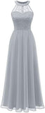 2025 's new women's sleeveless neck floral lace formal dress cocktail dress bridesmaid dress women
