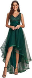 2025 popular new chiffon dress  New 2025 dinner V-neck A-word sleeveless irregular dress
