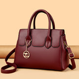 2025 Bag Autumn Women's popular New Fashion Simple Handbag Elegant Temperament Mom Bag Large Capacity Commuter Women's Bag