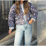 NAMCOVERSE 2025 Printed short double-sided jacket popular  New fashion women's long-sleeved pocket warm cotton clothes