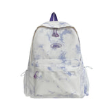 Schoolbag Female Korean Style College Student Mori Style Tie-Dyed Simple Backpack Large Capacity Japanese Style Middle School Students Backpack