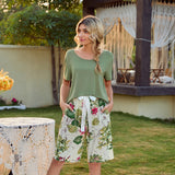 NAMCOVERSE Real new product  wish Modal cotton home bow round neck casual suit loungewear, spot