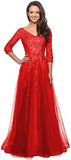 2025 Evening Dress Elegant Lace Bridal Mother Dress Women's Formal Sleeve Hot Trade Aunt Dress