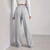 Summer Thin European and American Wish Foreign Trade Women's Clothing  Cross-Border  Loose Casual Straight-Leg Sweatpants