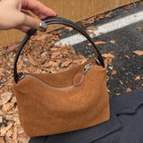NAMCOVERSE 2025Retro matte niche underarm bag popular winter new versatile women's bag popular messenger bag shoulder lunch box bag