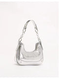 NAMCOVERSE 2025 Silver underarm bag women's summer popular niche simple shoulder bag commuter premium texture dumpling bag tide