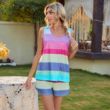 NAMCOVERSE The new product is sold in Popular, 2025,  vest, two-piece set, belly cover, beach swimsuit, striped pajama set, in stock.