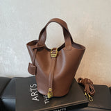 NAMCOVERSE 2025 New bag women's popular fashion versatile bucket bag high-end texture messenger bag niche design portable child and mother bag