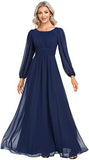 2025 popular autumn and winter new  bridesmaid clothes 2025 Popular trade long dresses sexy and elegant chiffon evening dresses