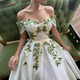 2025 Banquet evening dress popular new white shoulder can usually wear thin small host medium and long dress