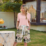 NAMCOVERSE Real new product  wish Modal cotton home bow round neck casual suit loungewear, spot