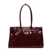 2025 Shoulder bag autumn new fashionable large-capacity tote bag retro lacquer premium shoulder bag casual women's bag