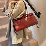 NAMCOVERSE 2025 Premium oil wax leather large-capacity bag women's popular new trendy and versatile commuter shoulder bag portable tote bag