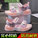 NAMCOVERSE  Children's Beach Shoes Girls' Sandals Summer New Ins Internet Celebrity Princess Shoes Cartoon Soft Bottom Girls' Sports Sandals