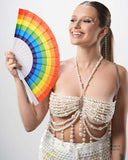 2025 L5096Y  vest multiple punk fringed chain neck pearl top small vest body chain chest chain