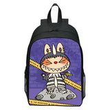 Printed Rabbit Labubu Schoolbag Elementary School Student Cartoon Cute Backpack 123 Grade Doll Boys and Girls