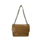 2025 Shoulder bag autumn and winter fashion rhombus embroidery thread messenger bag fashion temperament high sense underarm bag commuter women's bag