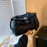 NAMCOVERSE 2025 Premium textured bag women's large capacity popular new casual messenger platinum bag fashionable commuter portable Kelly bag