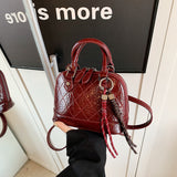 NAMCOVERSE 2025 Retro diamond small bag women's popular new trendy fashion high-end shell shoulder messenger bag casual handbag