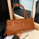 NAMCOVERSE 2025 Premium oil wax leather large-capacity bag women's popular new trendy and versatile commuter shoulder bag portable tote bag