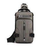 NAMCOVERSE  Exclusive for Cross-Border New Men's Multifunctional Chest Bag Fashion Casual Shoulder Messenger Bag Waterproof Space Cloth Small Backpack