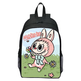 Printed Rabbit Labubu Schoolbag Elementary School Student Cartoon Cute Backpack 123 Grade Doll Boys and Girls