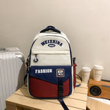 New Schoolbag Retro College Style High School Student Backpack Korean Ins Fashion College Student Couple Backpack