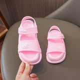 NAMCOVERSE  Children's Sandals Wholesale Baby Baby Toddler Shoes Anti-Collision Toe Holder Comfortable Soft Bottom out Students' Beach Sandals Female