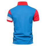 NAMCOVERSE 2025 Clearance treatment Short sleeve popular new lapel two-color splicing Embossed logo fashionable  men's polo shirt cotton