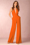 New European and American Women's Clothing Banquet Dress Jumpsuit  Independent Station Popular Sexy Halter Women's Trousers