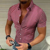 NAMCOVERSE 2025 Men's Popular trade Popularan size shirt Popularan cool New men's short-sleeved shirt polka dot printed top