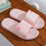 namcoverse  Home Slippers Women's Summer Indoor Men's Home Soft Bottom Bathroom Bath Slippers Couple Shoes Wholesale