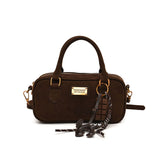 NAMCOVERSE 2025 Premium retro matte bowling bag women's popular new shoulder messenger bag casual versatile fashion handbag