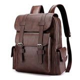 NAMCOVERSE 2025popular large-capacity soft leather men's and women's backpacks, casual trendy men's college and middle school students' schoolbags, computer travel backpacks