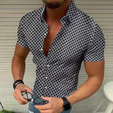 NAMCOVERSE 2025 Men's Popular trade Popularan size shirt Popularan cool New men's short-sleeved shirt polka dot printed top