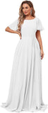 2025 2025 evening dresses fashion new bridesmaid dresses with long split ends, fashion trend chiffon formal dresses