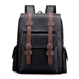 NAMCOVERSE 2025popular large-capacity soft leather men's and women's backpacks, casual trendy men's college and middle school students' schoolbags, computer travel backpacks