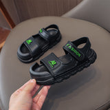 NAMCOVERSE  Children's Sandals Wholesale Baby Baby Toddler Shoes Anti-Collision Toe Holder Comfortable Soft Bottom out Students' Beach Sandals Female