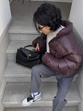 NAMCOVERSE 2025 popular new New  fashion personalized street zipper short cotton-padded jacket is hot on