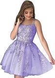 2025 Women's Homecoming Dress Short Prom Dress Lace Decal Suitable Teen Slender Strap Party Evening Dress