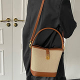NAMCOVERSE 2025Bag Women's popular New Spring and Summer Bucket Bag Crossbody Handheld Women's Bag Commuter Premium Woven Shoulder Bag