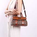 2025 Bag Autumn Women's popular New Design Sense Printed Handbag Popular in Popular and  Large-capacity shoulder bag Commuter bag
